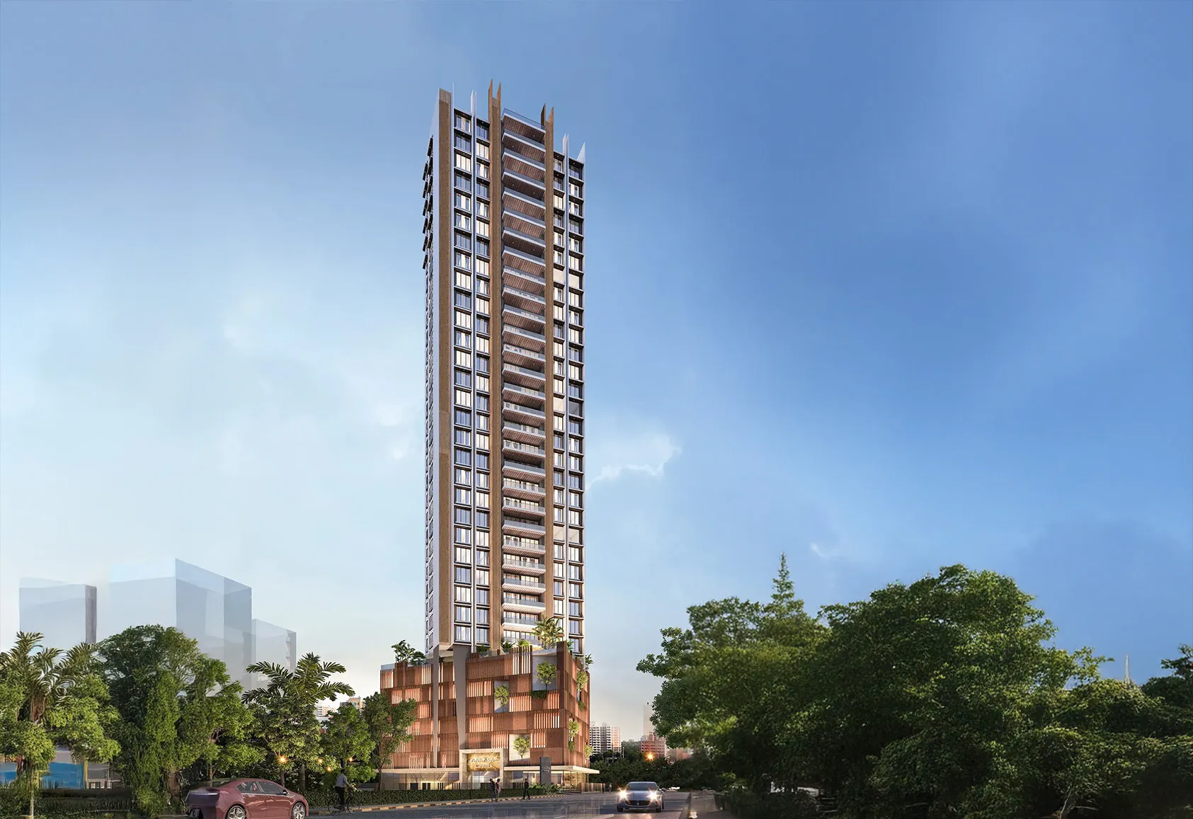 Aakasa Worli · facade study